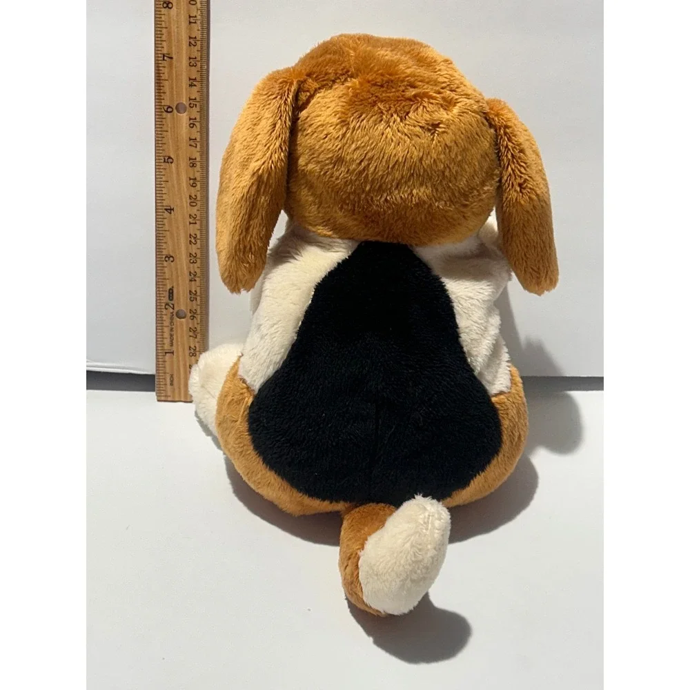 Trudi Roma Beagle Hound Dog Plush Hand Puppet Retired Brown White Black Italy
